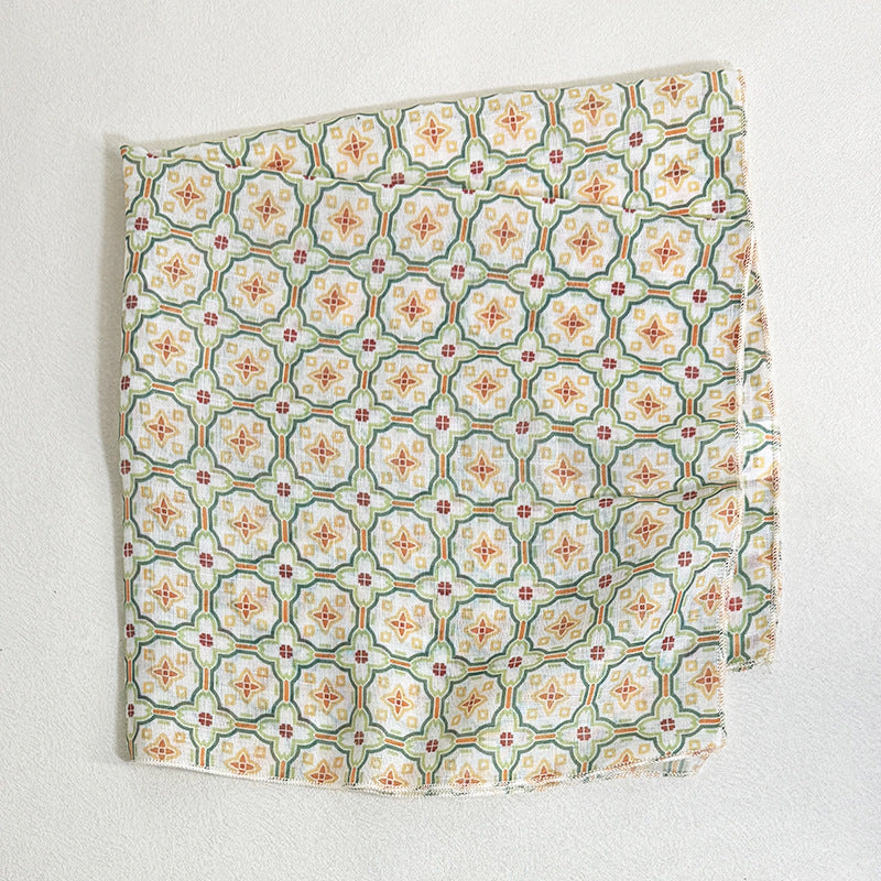 Floral Silk Scarf - DippedShop Wholesale - #1779