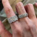 Sparkly Rhinestone Stackable Ring - DippedShop Wholesale - #2547