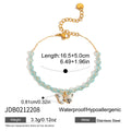 Zircon Flowers Charm Stainless - DippedShop Wholesale - #4451