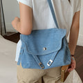 Casual Denim Flap Shoulder Bag 6W10BBG1351