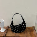 Casual Crescent Polka Dots Crossbody Bag 6W10BBG1852
