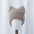 Cute Cat Ear Bowknot Knit Beanie 6W6HAT704