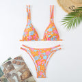 Flower Print Sexy Swimwear - DippedShop Wholesale - #6899