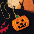 Funny Handmade Beaded Pumpkin Pendant Bag Charm 6W10BBC788