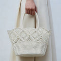 Hand-woven Hollow Beach Tote - DippedShop Wholesale - #5219