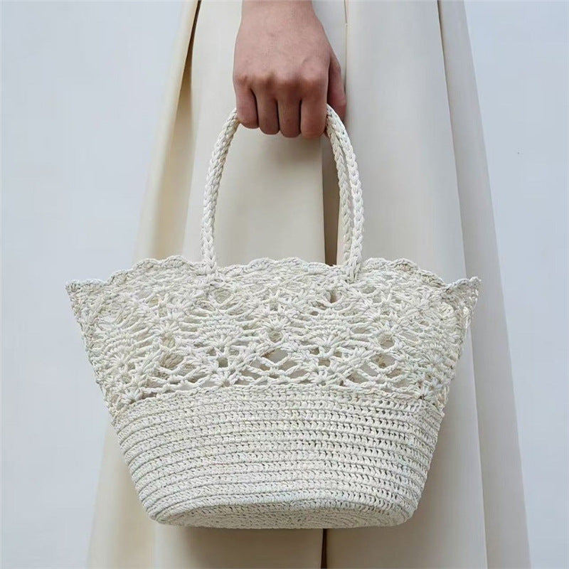 Hand-woven Hollow Beach Tote - DippedShop Wholesale - #5219