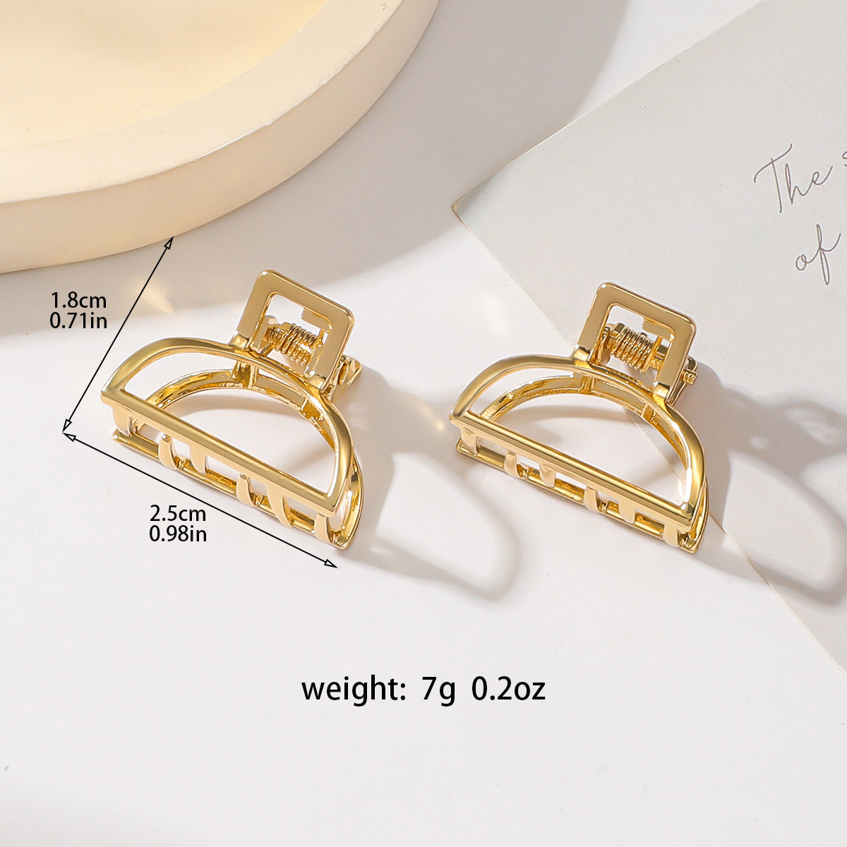 Gold Butterfly Hair Claw - DippedShop Wholesale - #8579