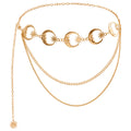 Stylish Gold Plated Multi-Laye - DippedShop Wholesale - #4355