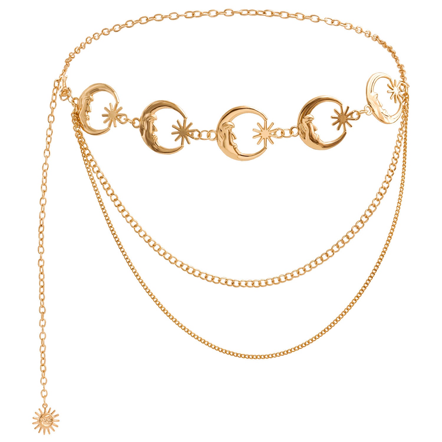 Stylish Gold Plated Multi-Laye - DippedShop Wholesale - #4355