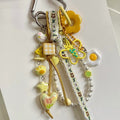 Cute Heart Pearl Chain Pendant Keychain Bag Charm 6W10BBC393