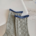Vintage Argyle Ripple Textured Mid Calf Socks 6W8FSO774