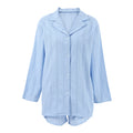 Jacquard Solid Sleepwear Set - DippedShop Wholesale - #9555