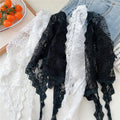 Elegant Lace Hollow Tie Side Wrap Hip Scarf MK2BW6W1SL09