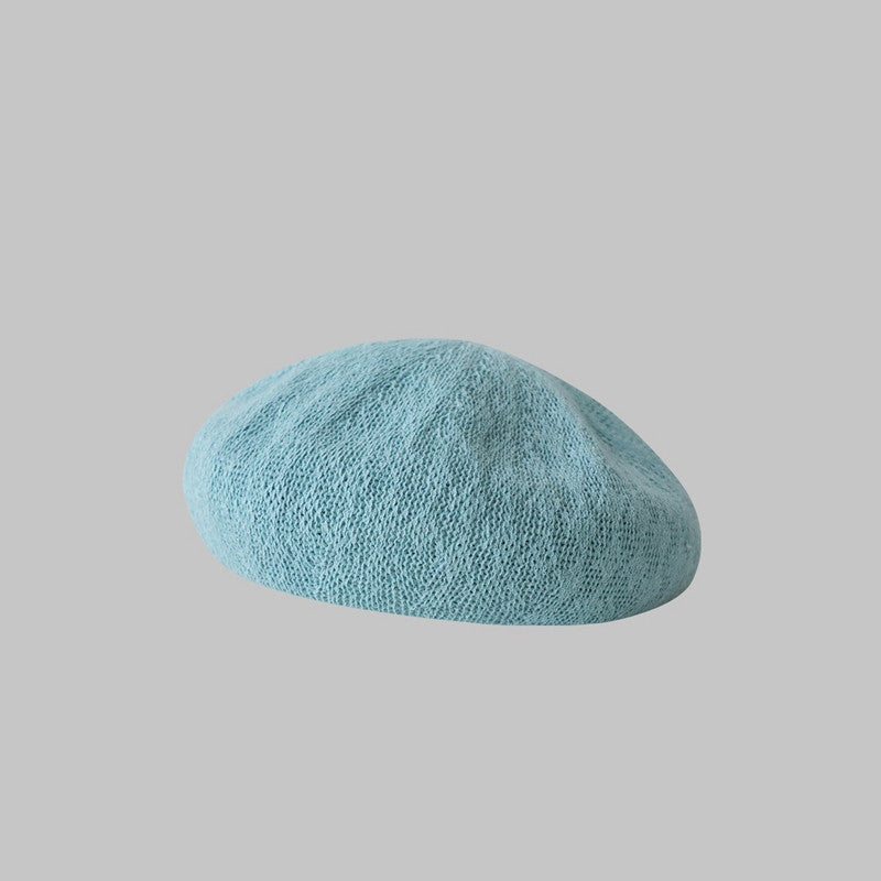 Trendy Solid Color Beret Breathable Beret Hat MK2CK6W6HAT62
