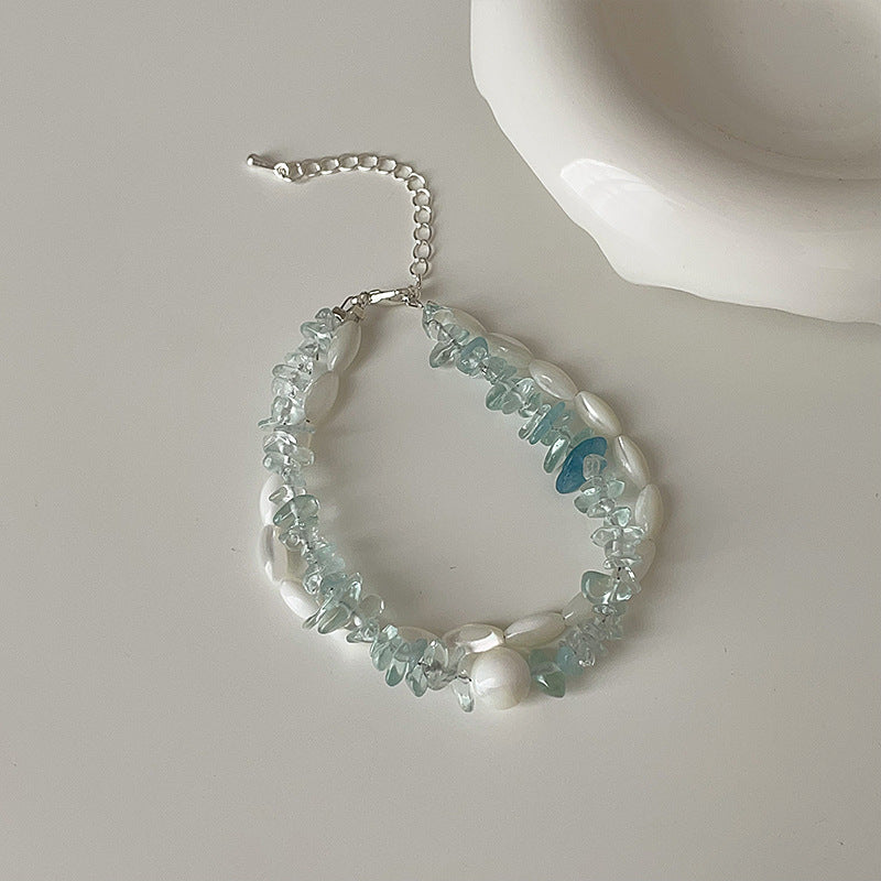 Natural Gemstone Beaded Necklace - DippedShop Wholesale - #8323