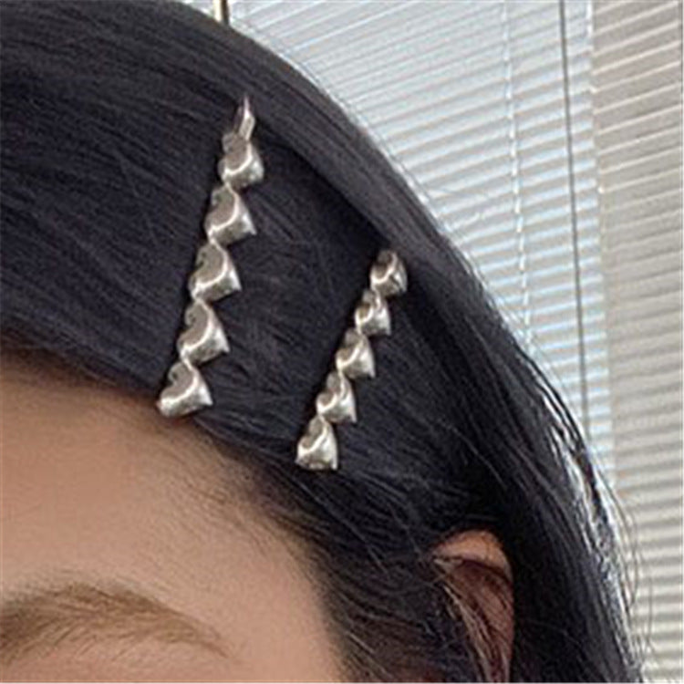 Minimalist Metal Heart Bobby Pin Hair Clip 6W6HCP1675