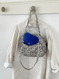 Vintage Leopard Print Large Capacity Shoulder Bag 6W10BBG1361
