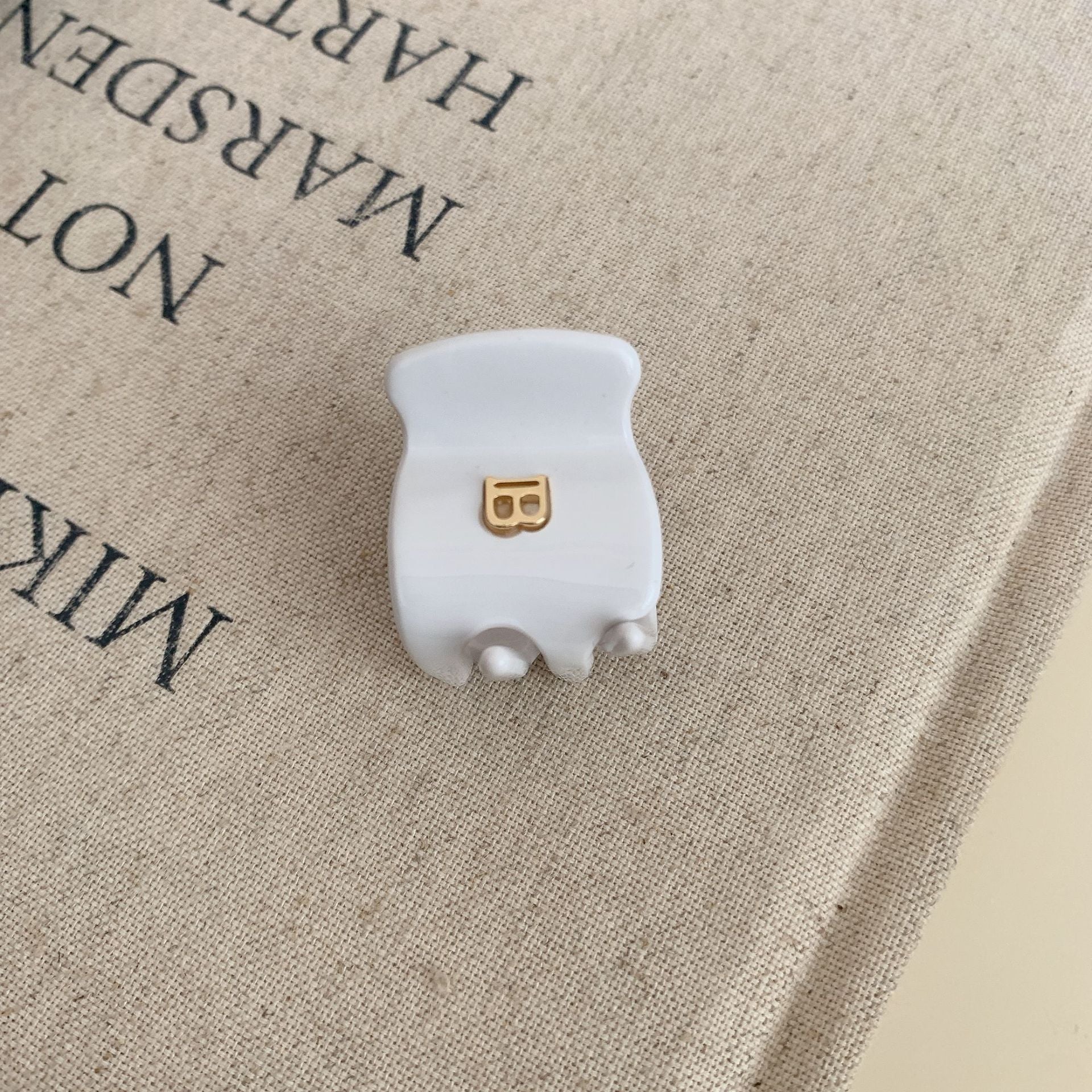 Letter Acetate Hair Clip - DippedShop Wholesale - #1267