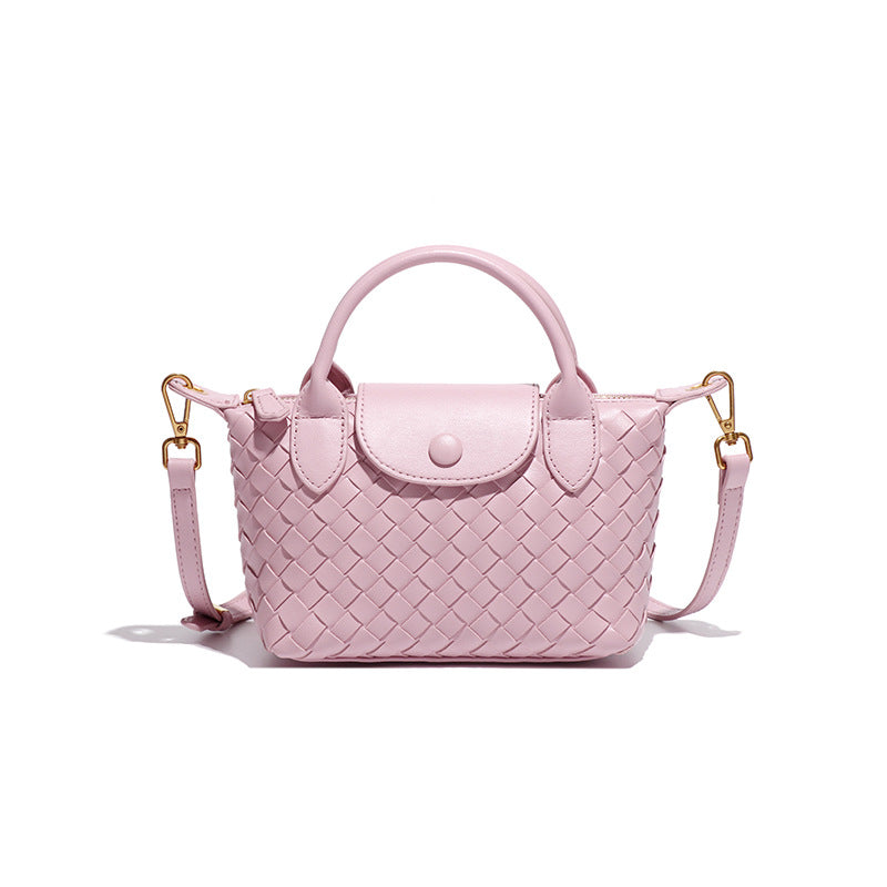 Trendy Handmade Woven Dumpling Crossbody Bag 6W10BBG2422