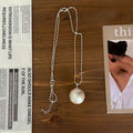 Sweet Floral Pendant Zirconia Necklace 6W6JNC649