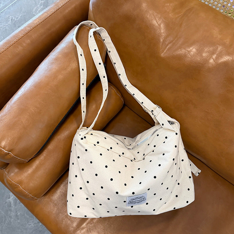 Retro Polka Dots Crossbody Bag 6W10BBG1331