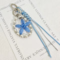 Beaded Flower Keychain Charm - DippedShop Wholesale - #0995