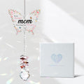 Colorful Butterfly Crystal Bead Wind Chime Suncatcher 6H7HLS215