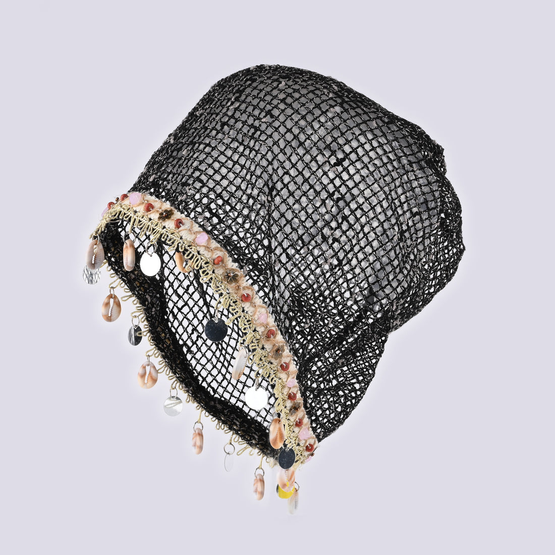 Boho Shell Tassel Hat - DippedShop Wholesale - #0467