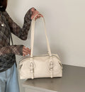Simple Solid Color PU Shoulder Bag 6W10BBG1379
