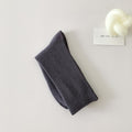 Minimalist Solid Color Scrunch Crew Socks 6W8FSO668