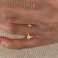 Star Rhinestone Open Ring - DippedShop Wholesale - #4195