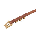 Minimalist Unique Buckle SKinny Leather Belt MK2MBAS6W6JBT153