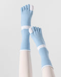 Color Contrast Non-Slip Pilates Yoga Grip Toe Socks 6W8FSO865