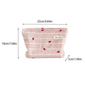 Striped Color Block Makeup Bag - DippedShop Wholesale - #3075