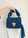 Chunky Crochet Crossbody Bag - DippedShop Wholesale - #1459