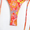Leopard Print String Swimsuit - DippedShop Wholesale - #3139