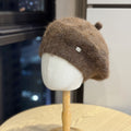 Mohair Knit Beret Hat - DippedShop Wholesale - #0627