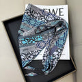 Cashew Print Silk Scarf - DippedShop Wholesale - #0291