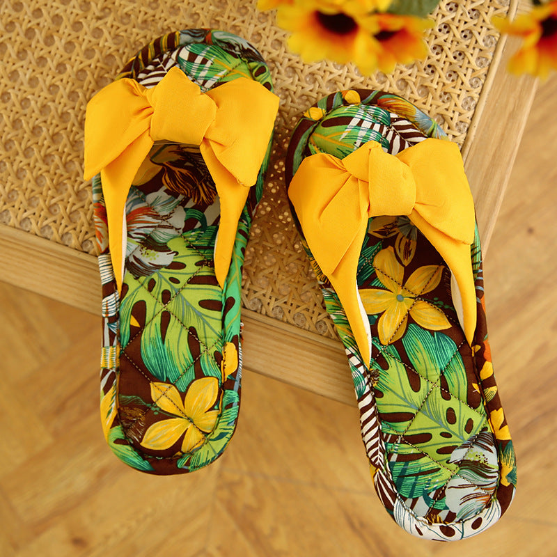 Bowknot Non-Slip Indoor Slippers - DippedShop Wholesale - #2643