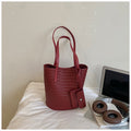 Fashion Woven Large Capacity Bucket - DippedShop Wholesale - #9667