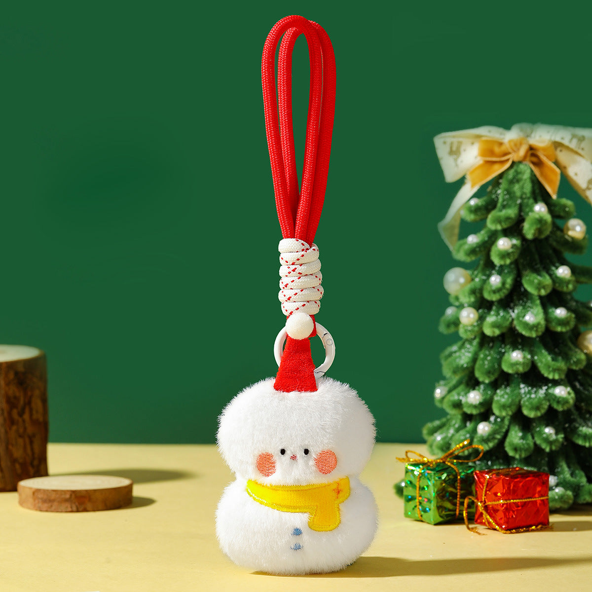 Cute Plush Santa Claus Doll Bag Charm 6W10BBC830