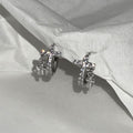 Cross Huggie Hoop Earrings - DippedShop Wholesale - #8403