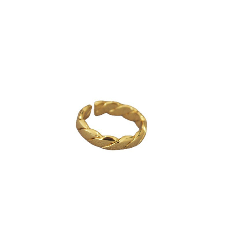 Twisted Open Ring - DippedShop Wholesale - #2915