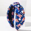 Trendy American Flag Pattern Diamonds Hair Band 8AS6HBD57T