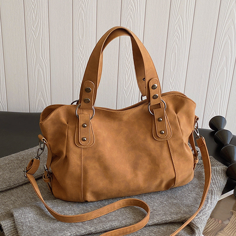 Trendy Solid Color Large Capacity Tote Bag 6W10BBG2468