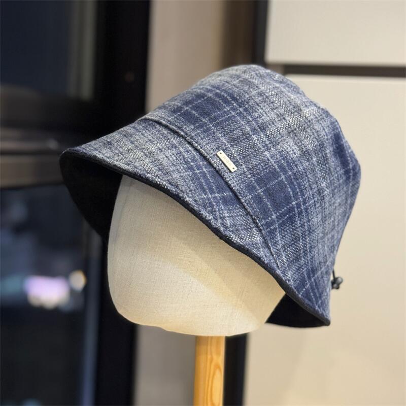 Warm Plaid Bucket Hat - DippedShop Wholesale - #1731