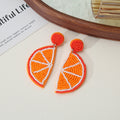 Handmade Beaded Pineapple Earrings - DippedShop Wholesale - #7043