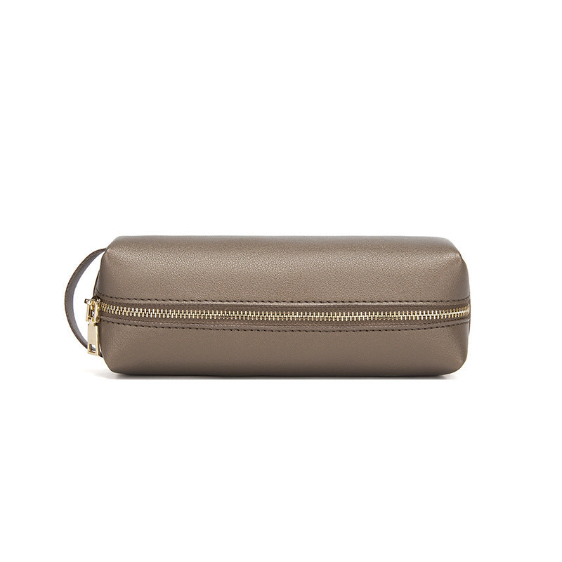 Minimalist Large Capacity PU Pencil Case with Handle 6S10BOB1055