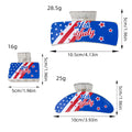 250th Anniversary USA Nonslip Hair Clips 8AS6HCP57T