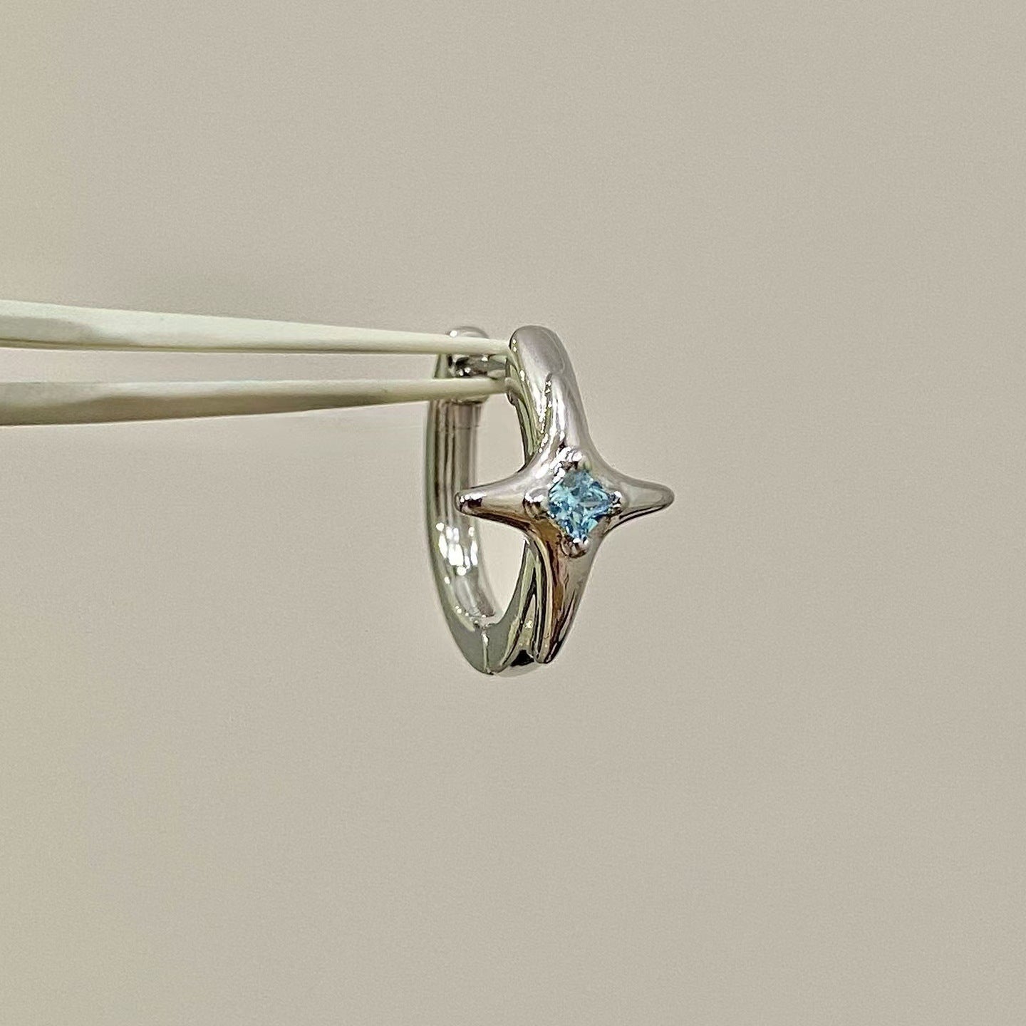 Cross Rhinestone Hoop Earrings - DippedShop Wholesale - #1123